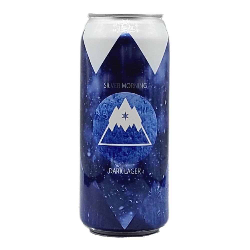 Silver Morning Dark Lager by Maplewood Brewing Company, beer label