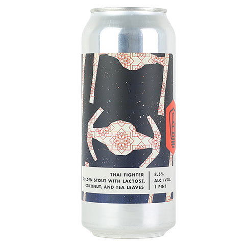 Bottle Logic Thai Fighter Stout by Bottle Logic Brewing, beer label