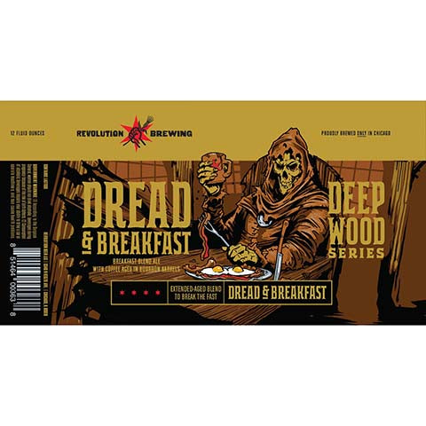 Revolution Dread & Breakfast by Revolution Beer LLC, beer label