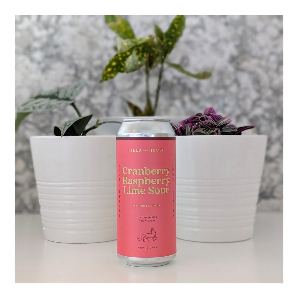 Co. Cranberry Raspberry Lime Sour by Field House Brewing Co., beer label