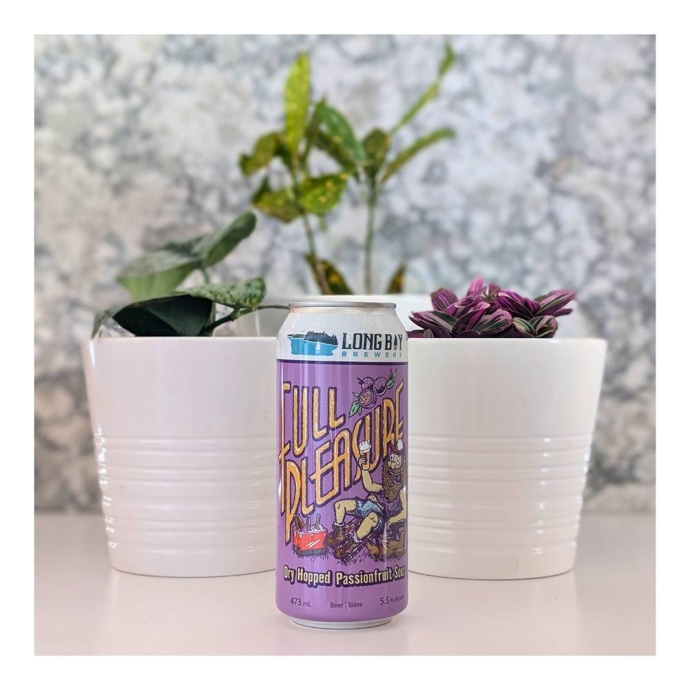 Full Pleasure Dry Hopped Passionfruit Sour by Long Bay Brewery, beer label
