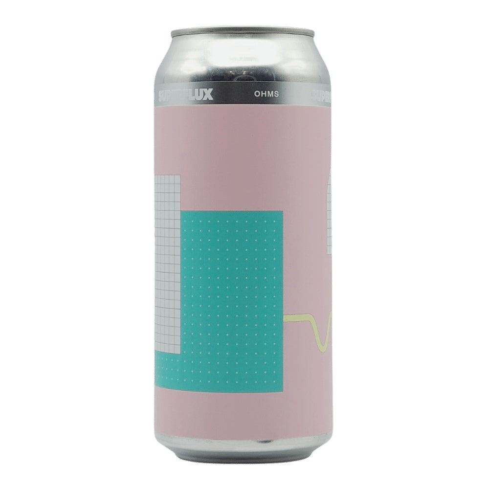 Beer Company OHMS Hazy IPA by Superflux Beer Company, beer label