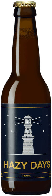Hazy Days by Bryggerifabriken, beer label