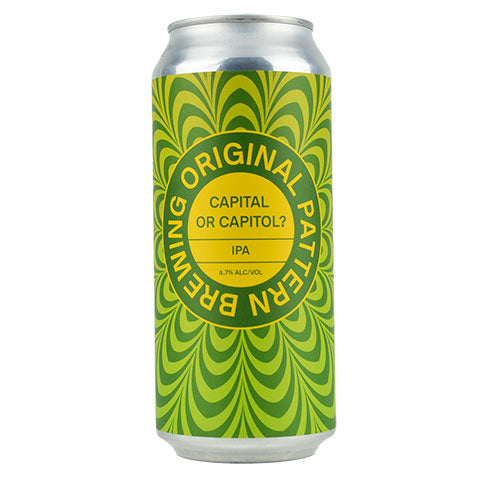 Original Pattern Capital Or Capitol? IPA by Original Pattern Brewing Company, beer label