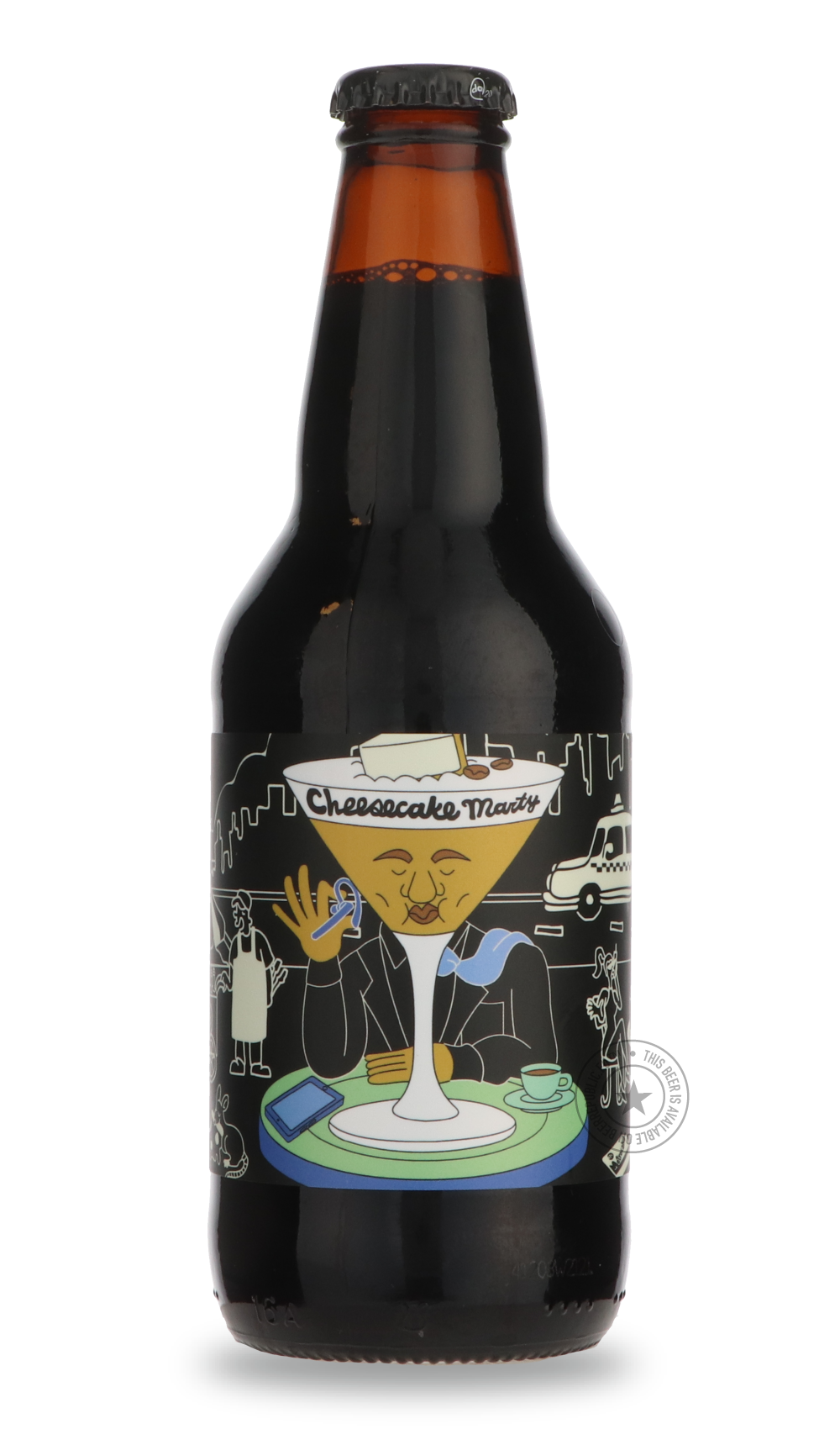 Cheesecake Marty by Prairie, beer label