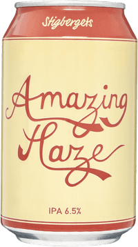 Amazing Haze IPA by Stigbergets Bryggeri, beer label