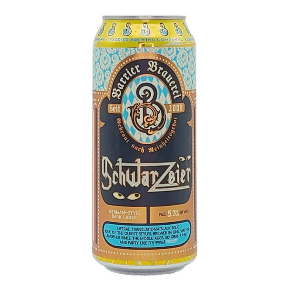 Ze German Series: Schwarzbier Dark Lager by Barrier Brewing Co, beer label