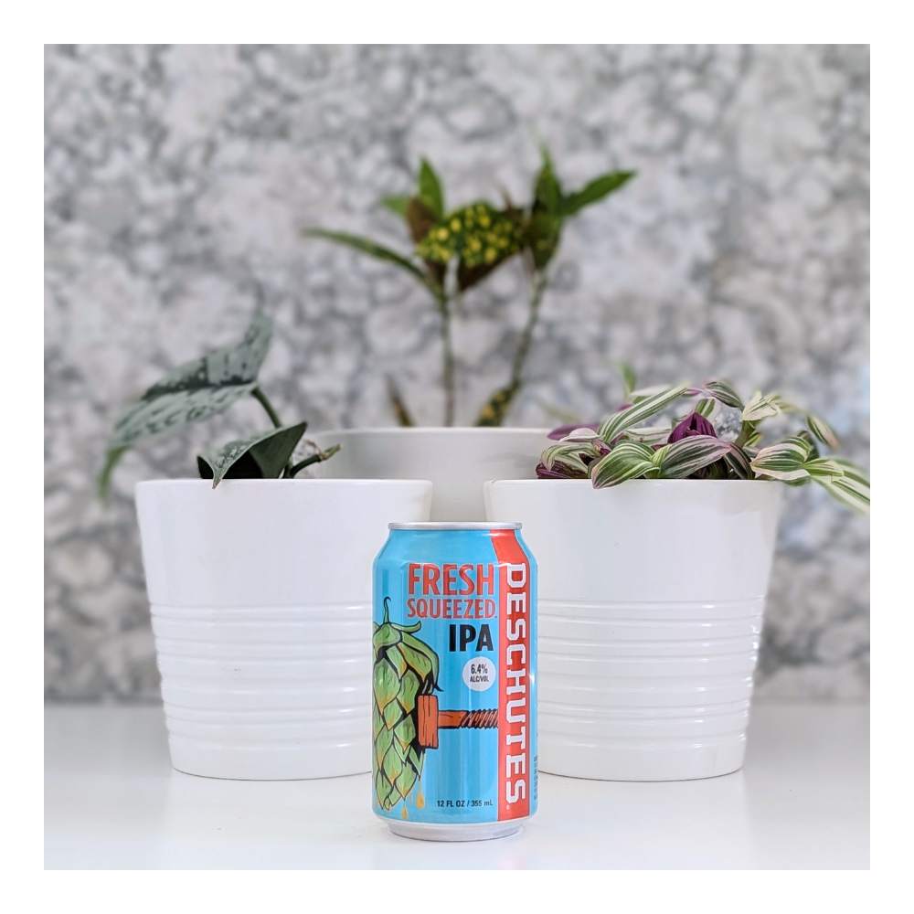 Fresh Squeezed IPA Non-Alcoholic by Deschutes Brewery, beer label