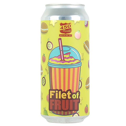 450 North Filet of Fruit Slushy XXL Sour Ale by 450 North Brewing Company, beer label