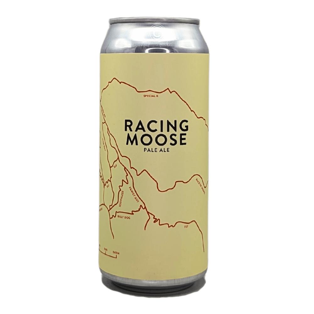 Racing Moose Pale Ale by Born Brewing Co., beer label