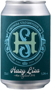 Hazy Liza by Hedemora Stadsbryggeri AB, beer label