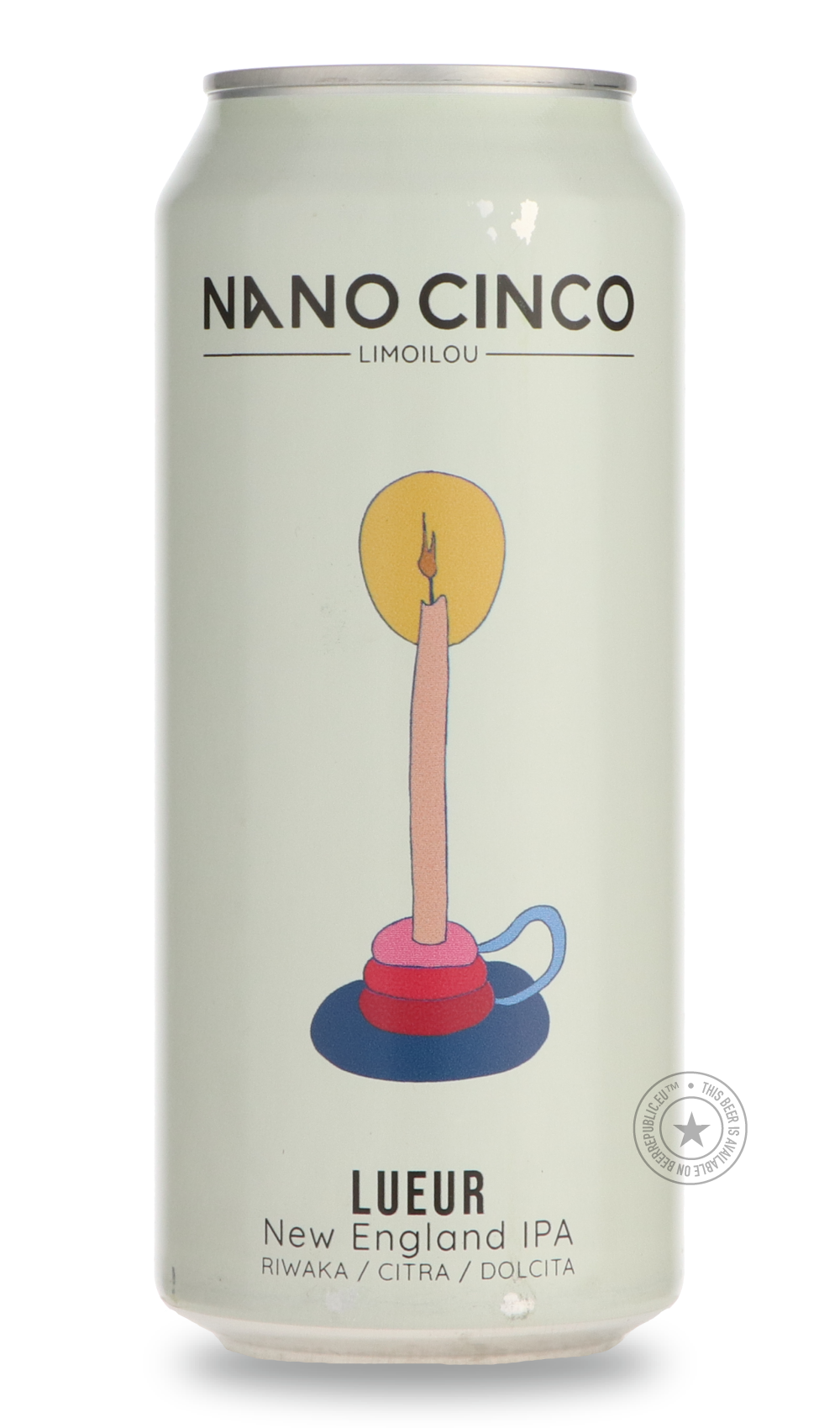 Lueur by Nano Cinco, beer label