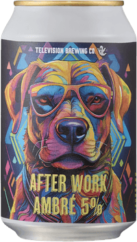 After Work Ambré by Television Brewing Co, beer label