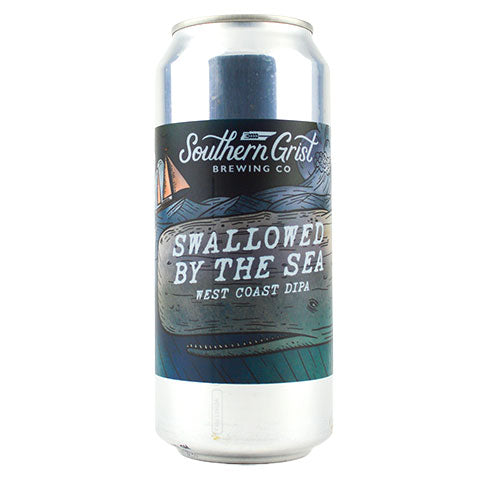 Southern Grist Swallowed By The Sea West Coast DIPA by Southern Grist Brewing Company, beer label