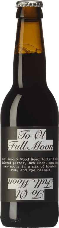 To Øl Full Moon Wood Aged Porter by To Øl Copenhagen/BRUS, beer label