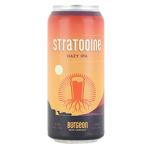 Burgeon Stratooine Hazy IPA by Burgeon Beer Company, beer label