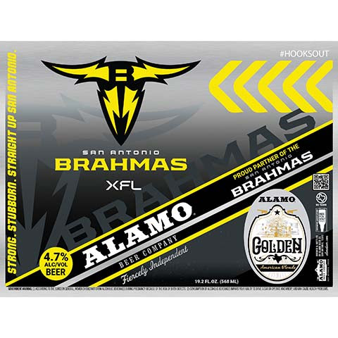 Alamo Golden Blonde by Alamo Beer Co, beer label