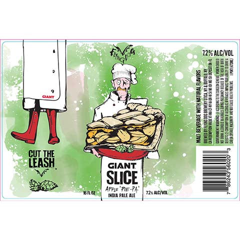Flying Dog Giant Slice IPA by Flying Dog Brewery, beer label