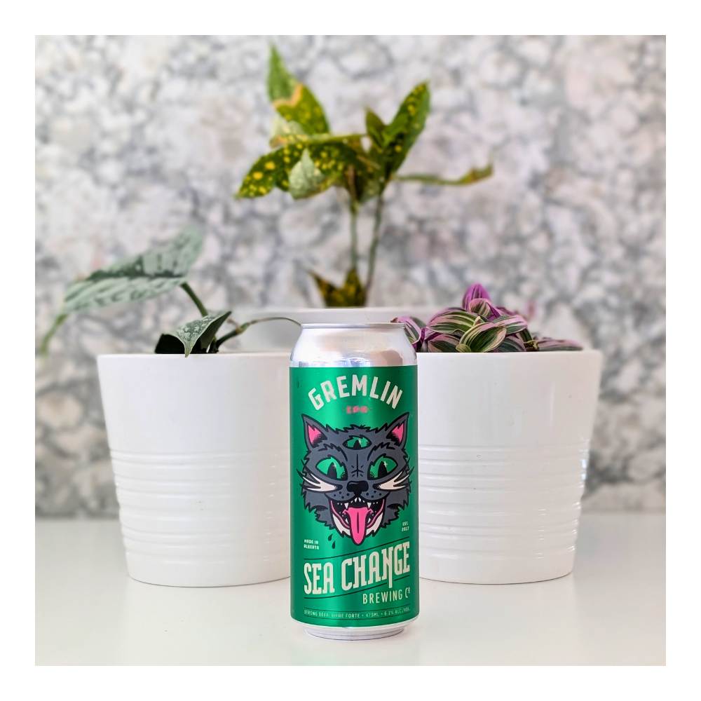 Gremlin Cold IPA by Sea Change Brewing Co., beer label