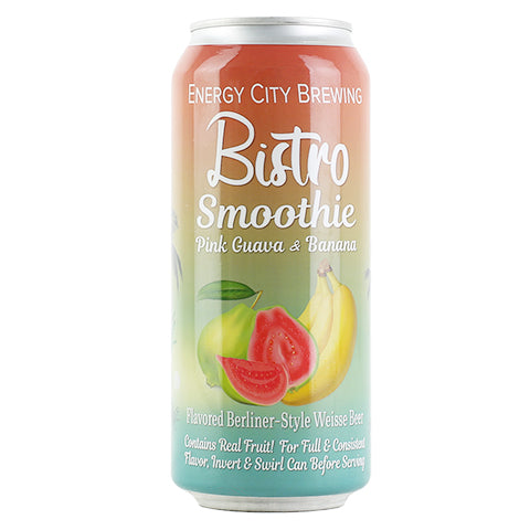 Energy City Bistro Smoothie Pink Guava & Banana Weisse Beer by Energy City Brewing, beer label