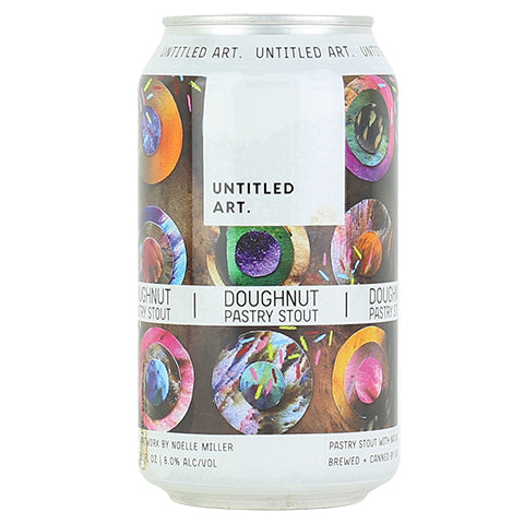 Untitled Art Doughnut Pastry Stout by Untitled Art, beer label