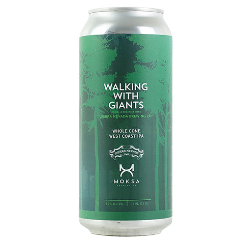 Moksa/Sierra Nevada Walking With Giants IPA by Moksa Brewing Co, beer label