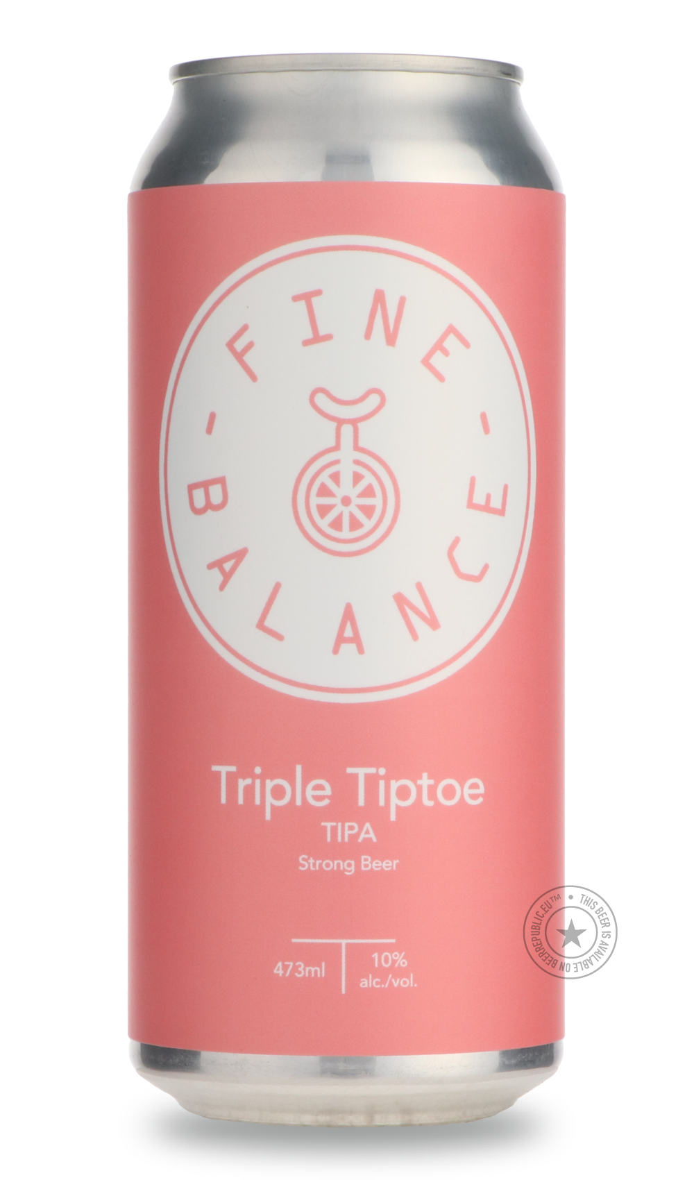 Triple Tiptoe by Fine Balance, beer label