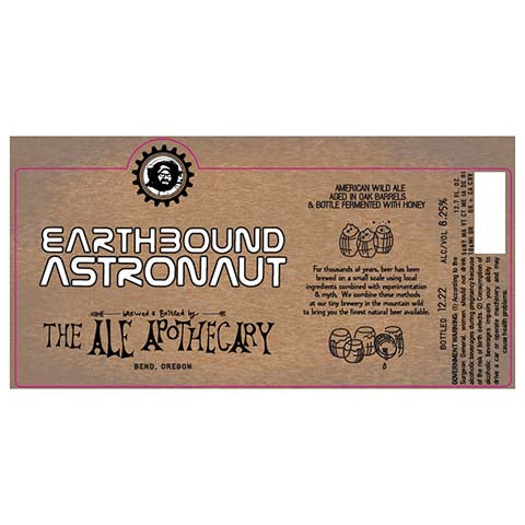 The Ale Apothecary Earthbound Astronaut by The Ale Apothecary, beer label