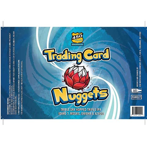 450 North Trading Card TIPA by 450 North Brewing Company, beer label