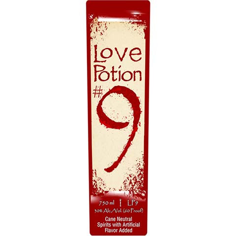 Love Potion # 9 LP9 by Mango Bottling, beer label