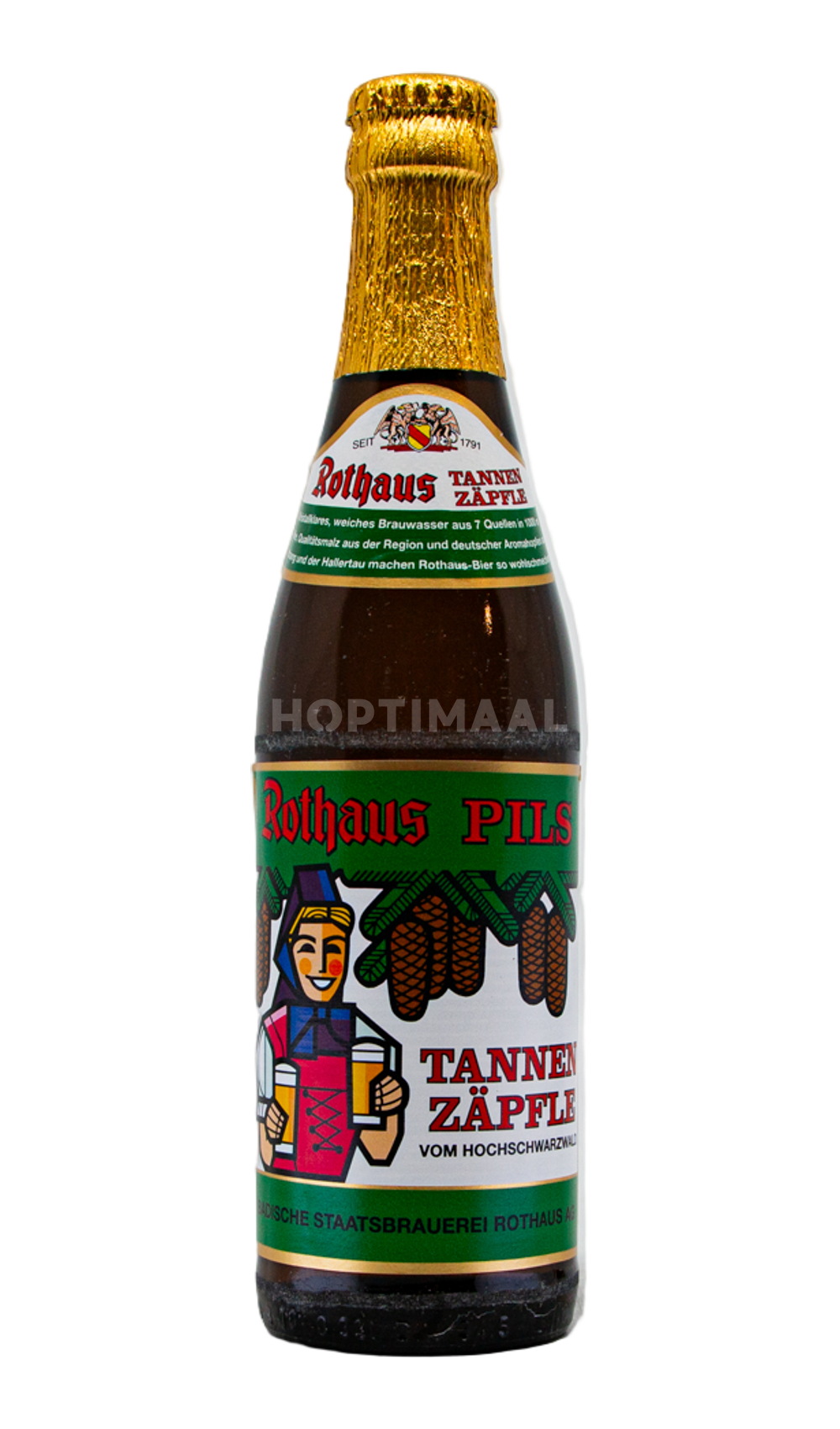 Badische Staatsbrauerei Rothaus Rothaus Pils / Tannen Zäpfle by Badische Staatsbrauerei Rothaus, beer label