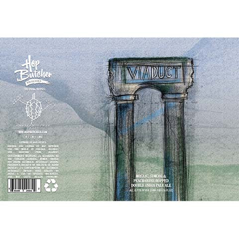 Hop Butcher Maduct DIPA by Hop Butcher For the World, beer label