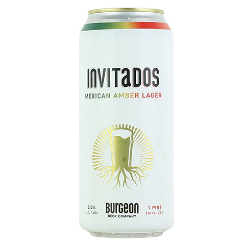 Burgeon Invitados Lager by Burgeon Beer Company, beer label