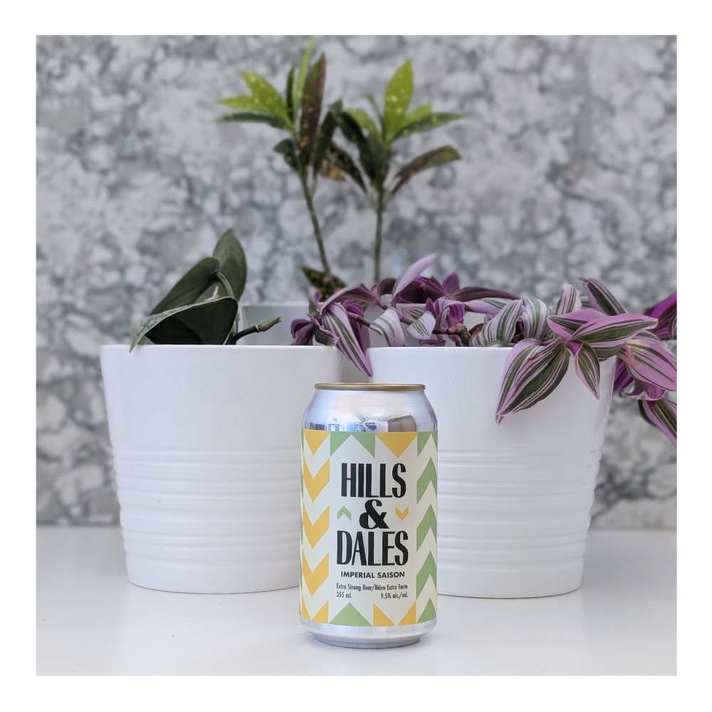 Hills & Dales Saison by Cabin Brewing Company, beer label