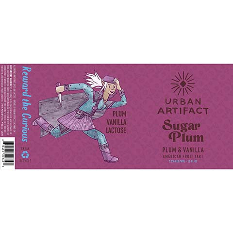 Urban Artifact Sugar Plum Fruit Tart Ale by Urban Artifact, beer label