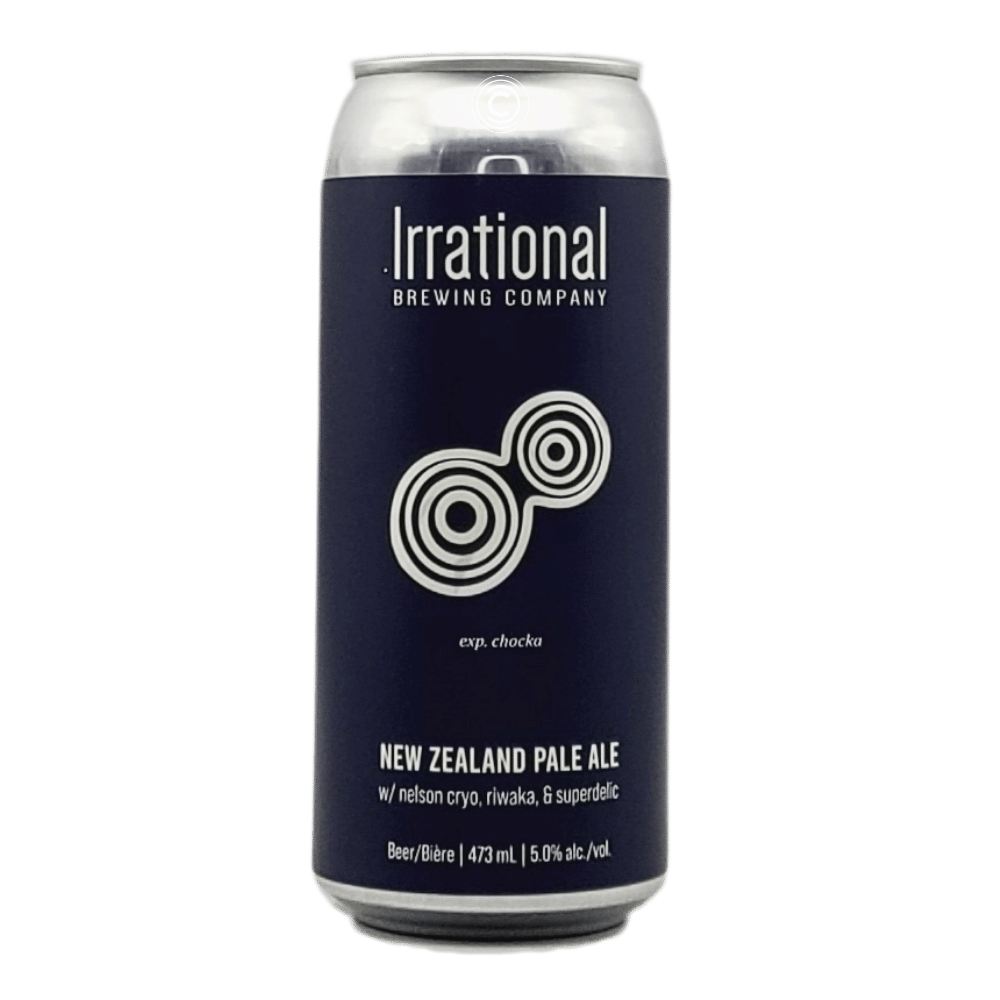 Exp. Chocka New Zealand Pale Ale by Irrational Brewing Company, beer label