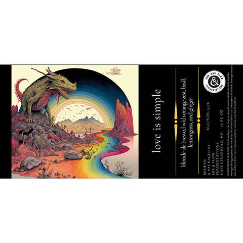 Ebb & Flow Love is Simple Blonde Ale by Ebb & Flow, beer label