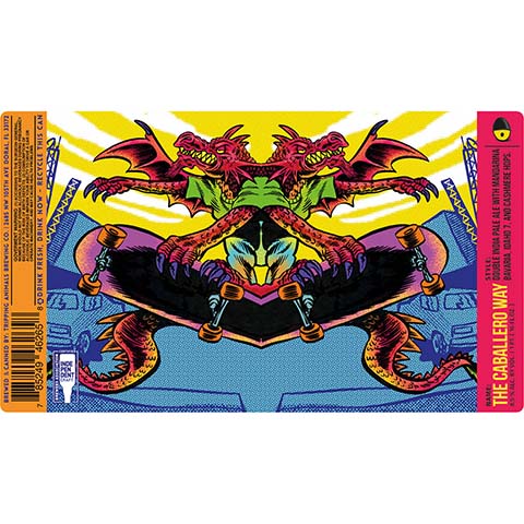 Tripping Animals The Caballero Way DIPA by Tripping Animals Brewing Co., beer label