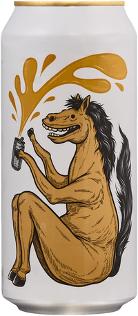 Horse Face Haze by Fermenterarna, beer label