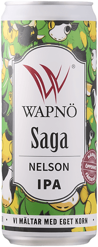 Saga Nelson by Wapnö, beer label