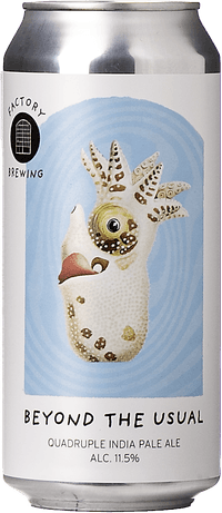 Factory Beyond The Usual by Factory Brewing / Etko Brewing, beer label