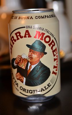 Bier Birra Moretti Ricetta by Heineken, beer label