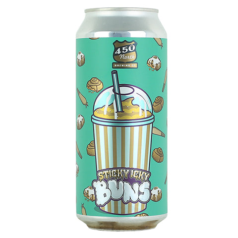 450 North Sticky Icky Buns Slushy XXXL Sour by 450 North Brewing Company, beer label