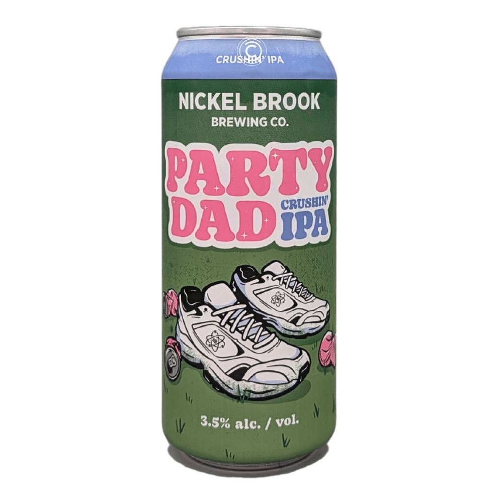 Party Dad Hazy Pale Ale by Nickel Brook Brewing Co., beer label