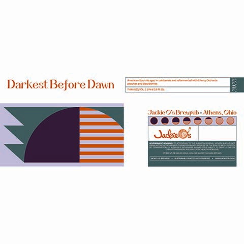 Jackie O's Darkest Before Dawn Sour by Jackie O's Pub & Brewery, beer label