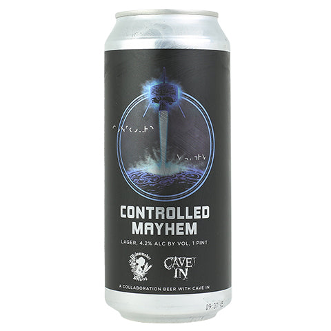 Widowmaker Controlled Mayhem Lager by Widowmaker Brewing, beer label