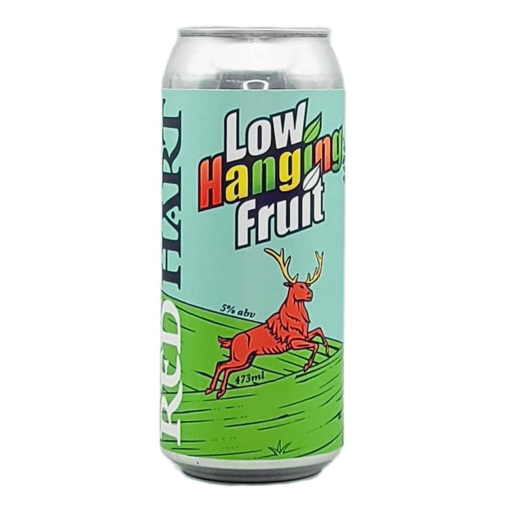 Low Hanging Fruit Fruited Sour by Red Hart Brewing, beer label