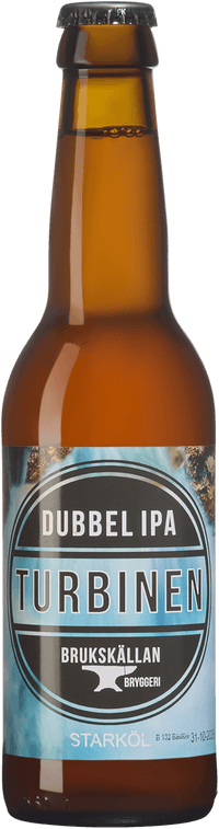 Turbinen DIPA by Brukskällan Dalsland, beer label