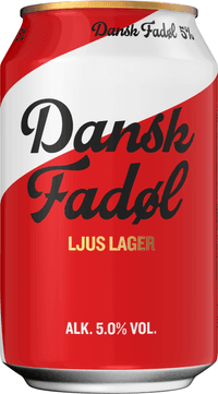 Dansk Fadøl by Kopparbergs Bryggeri, beer label