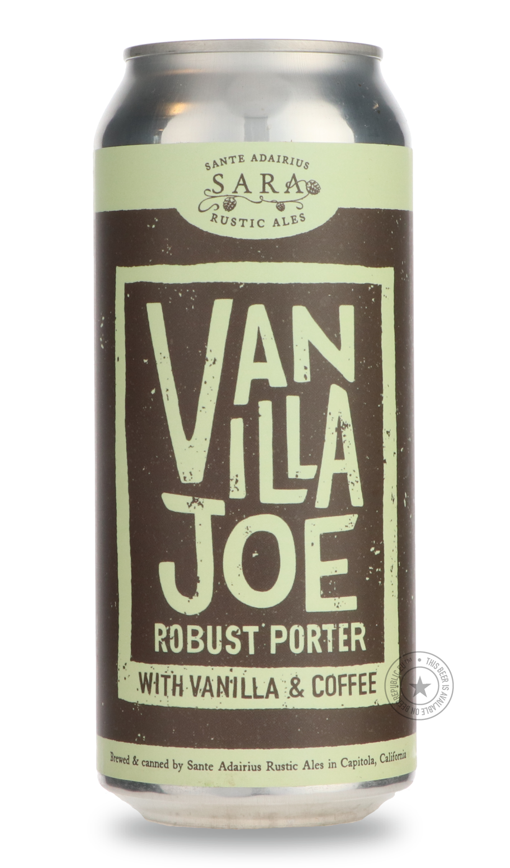Vanilla Joe by Sante Adairius Rustic Ales, beer label